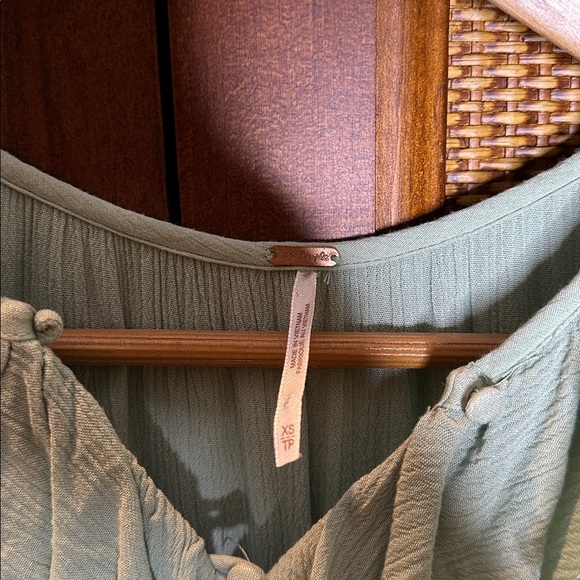 Free People Sweet Darlin Minted Jade Maxi Dress SzXS - Picture 5 of 8